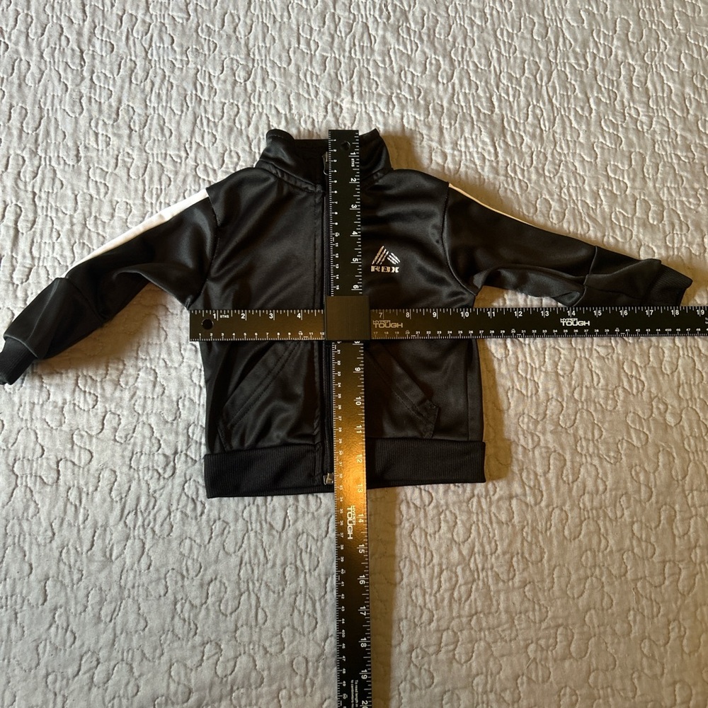 RBX Kids Black and White Track Jacket - Picture 7 of 7